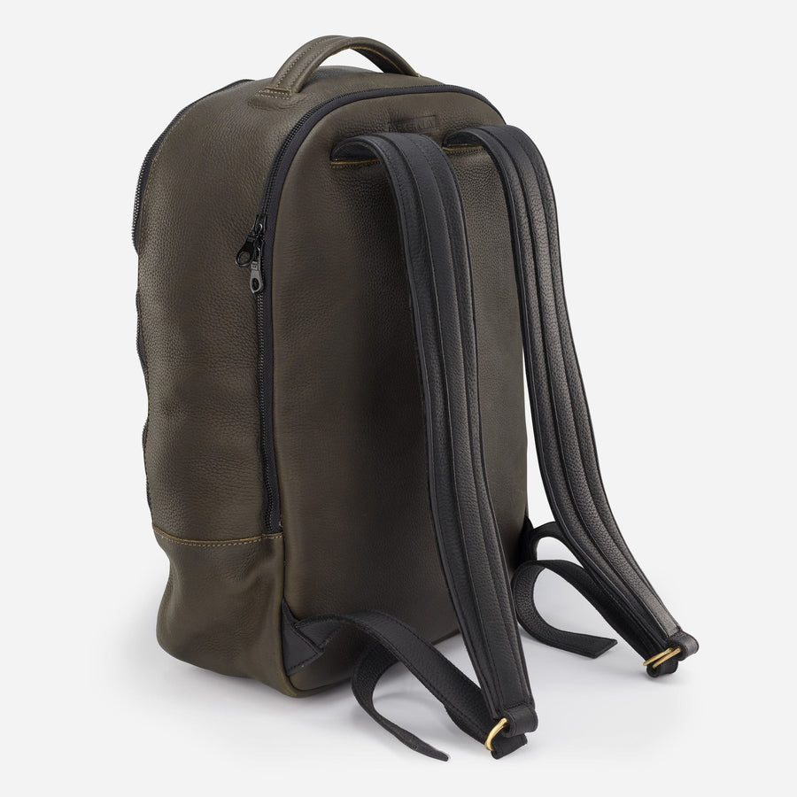 to The Market x Parker Clay Atlas Leather Backpack - Rust Brown