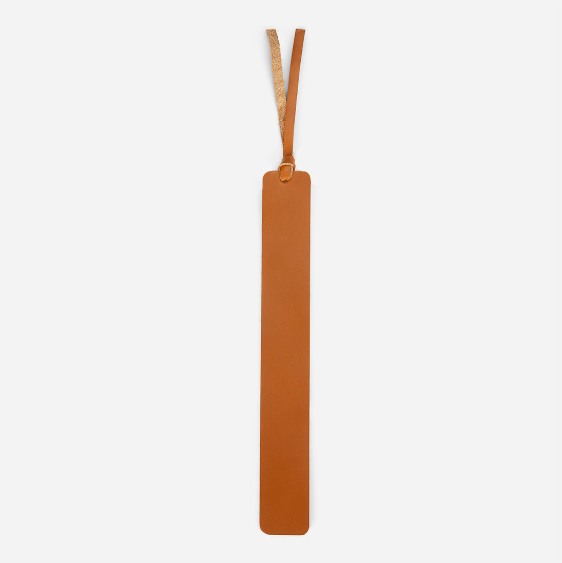 Leather Bookmark - Rust Brown