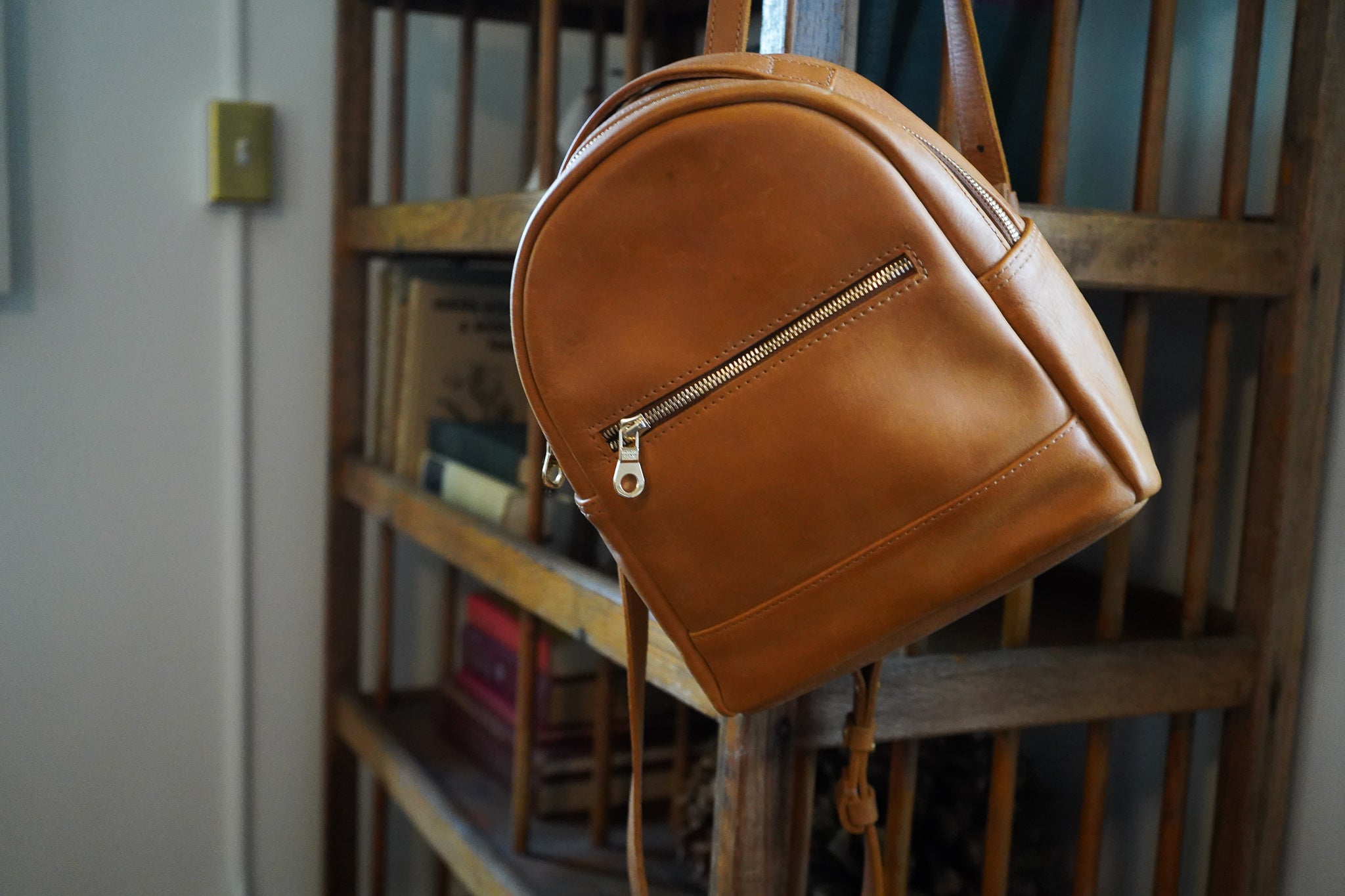 Ella Mini Leather Backpack