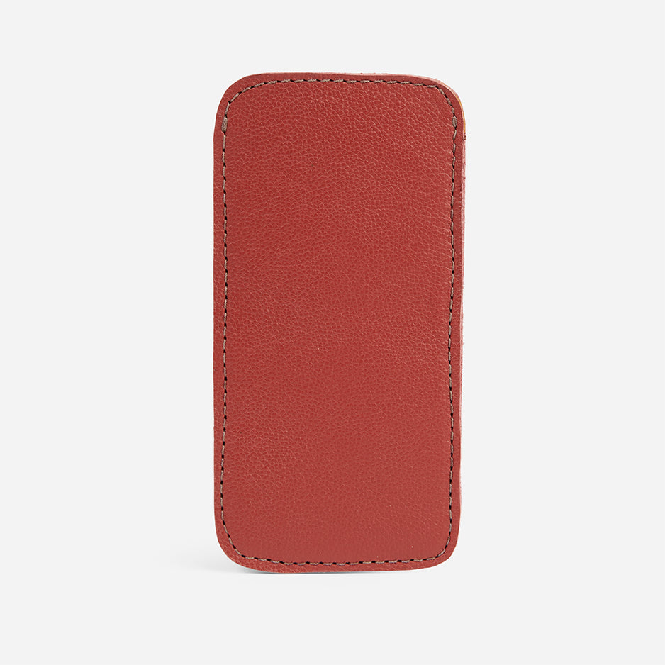 Hona Sunglass Case Accessories Ruby Red Milled  