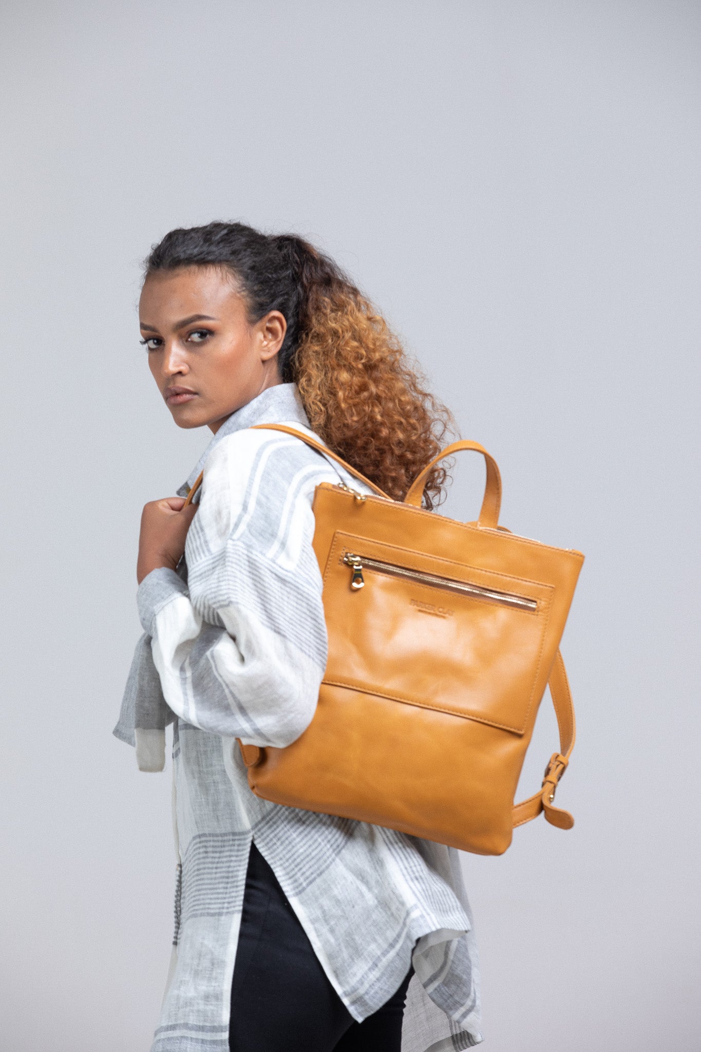Miramar Leather Women's Backpack - Rust Brown Parker Clay Miramar Leather Women's Backpack - Rust Brown Parker Clay