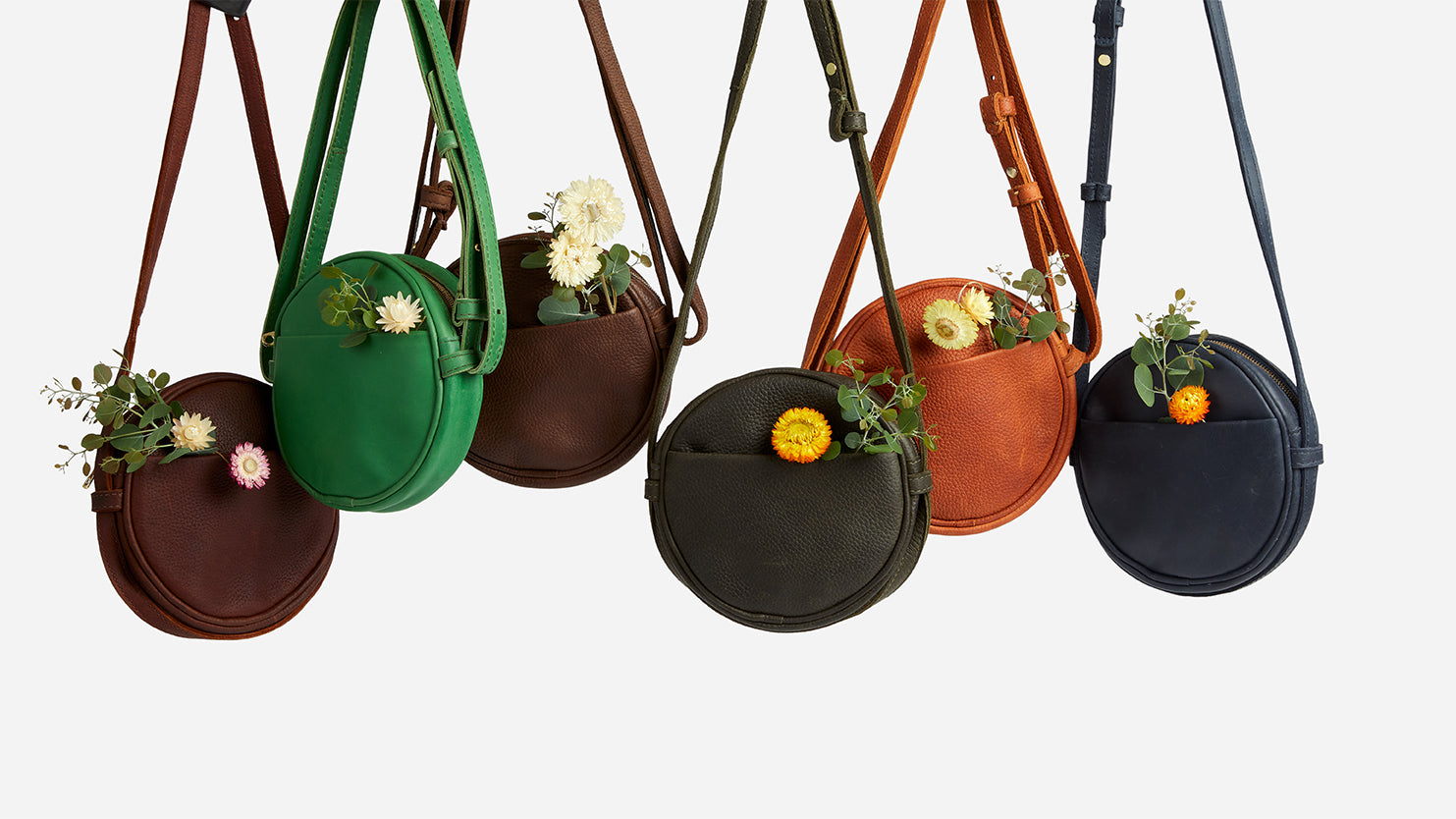 Kyah Crossbody Circle Bag Sling & Crossbody Bags   