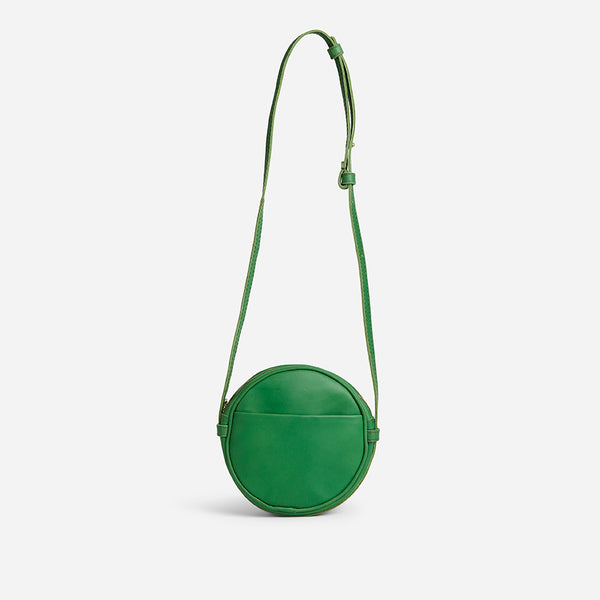 Kyah Leather Crossbody Circle Bag - Green – Parker Clay