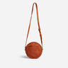 Kyah Crossbody Circle Bag - WHS Sale Sling & Crossbody Bags Rust Brown Milled