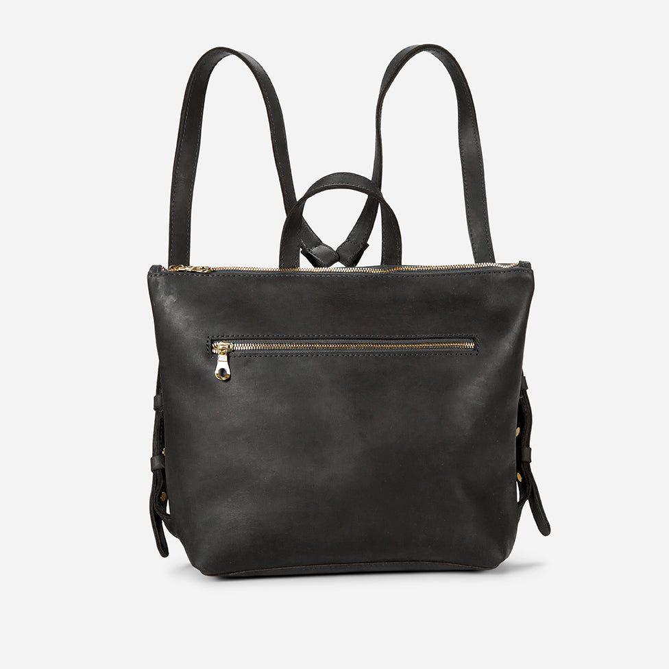 black leather backpacks womens Miramar Mini Leather Women's Backpack
