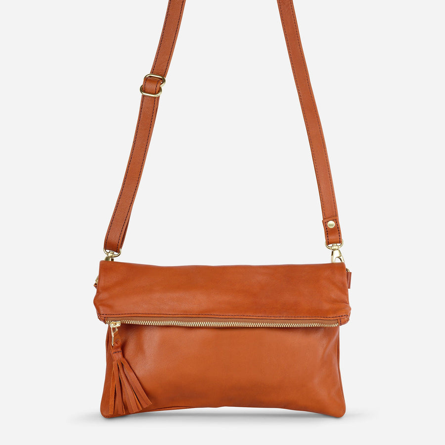Makeda Leather Crossbody Bag – Parker Clay
