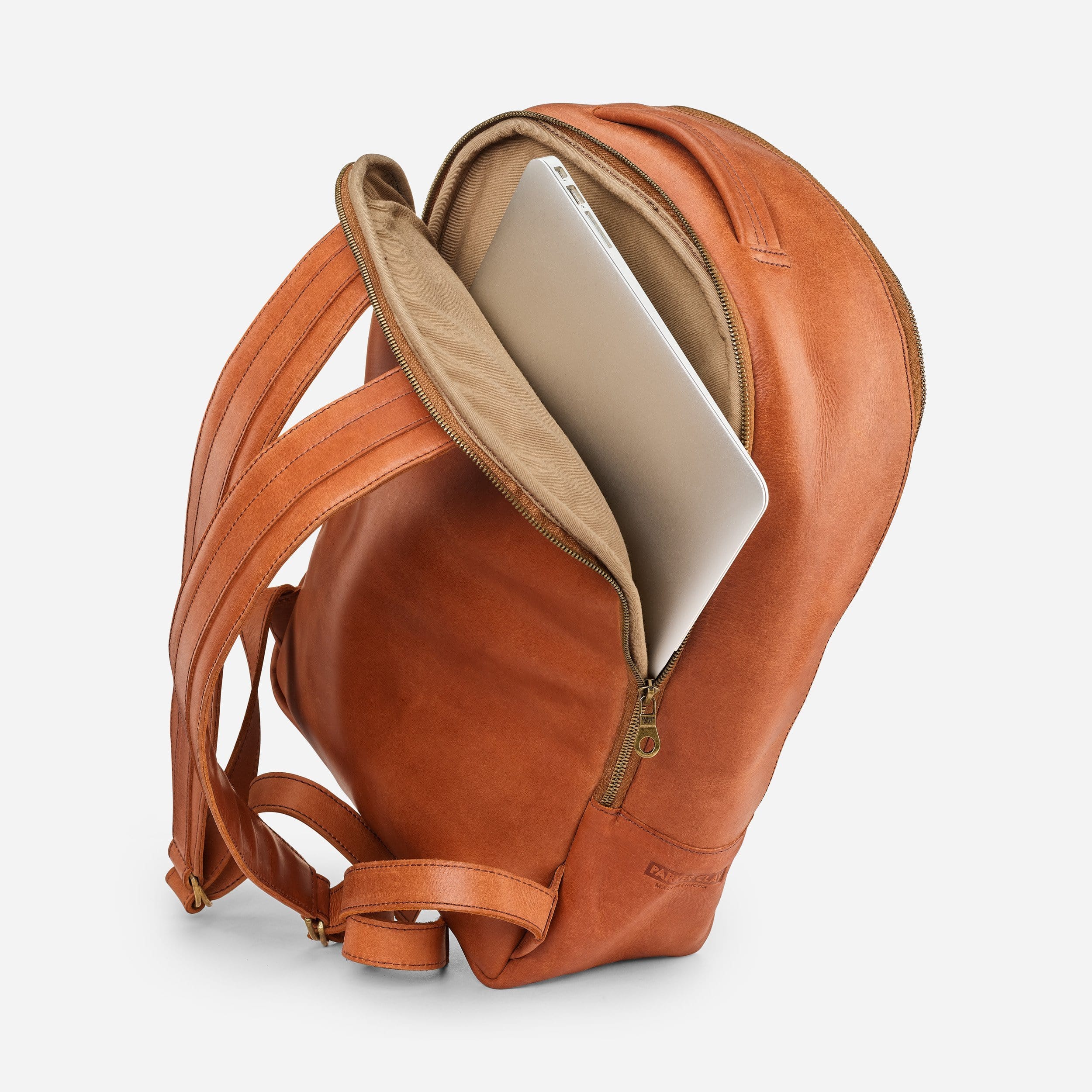 atlas supply leather backpack Parker Clay Brown LA28 Atlas Leather Backpack