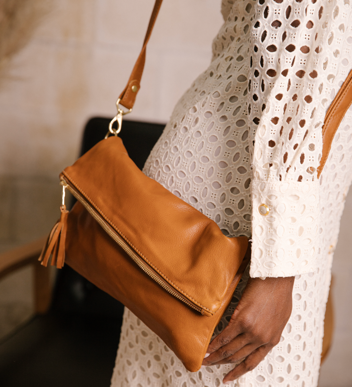 Makeda Leather Crossbody Bag Sling & Crossbody Bags