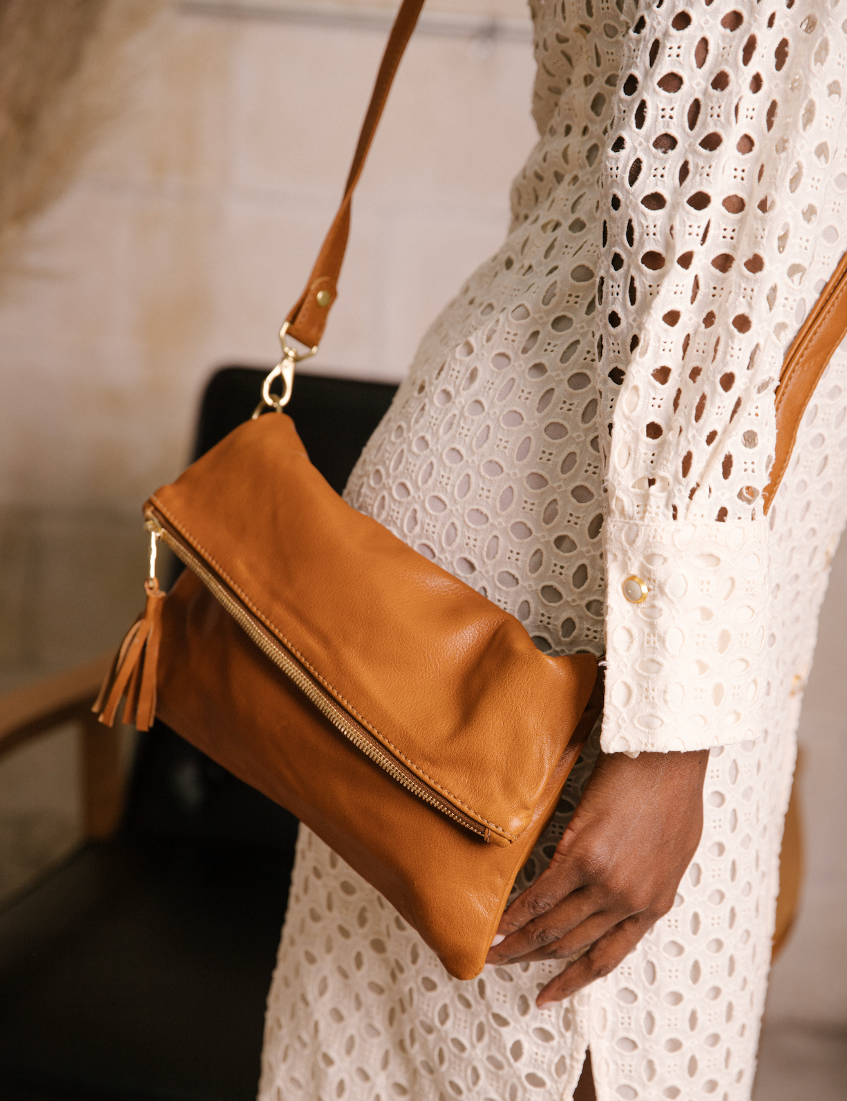 Makeda Leather Crossbody Bag Sling & Crossbody Bags