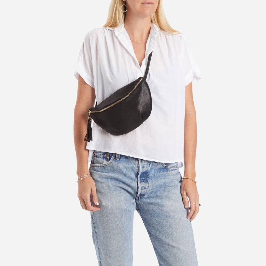 Leather Fanny Pack for Woman Leather Belt Bags Women's 