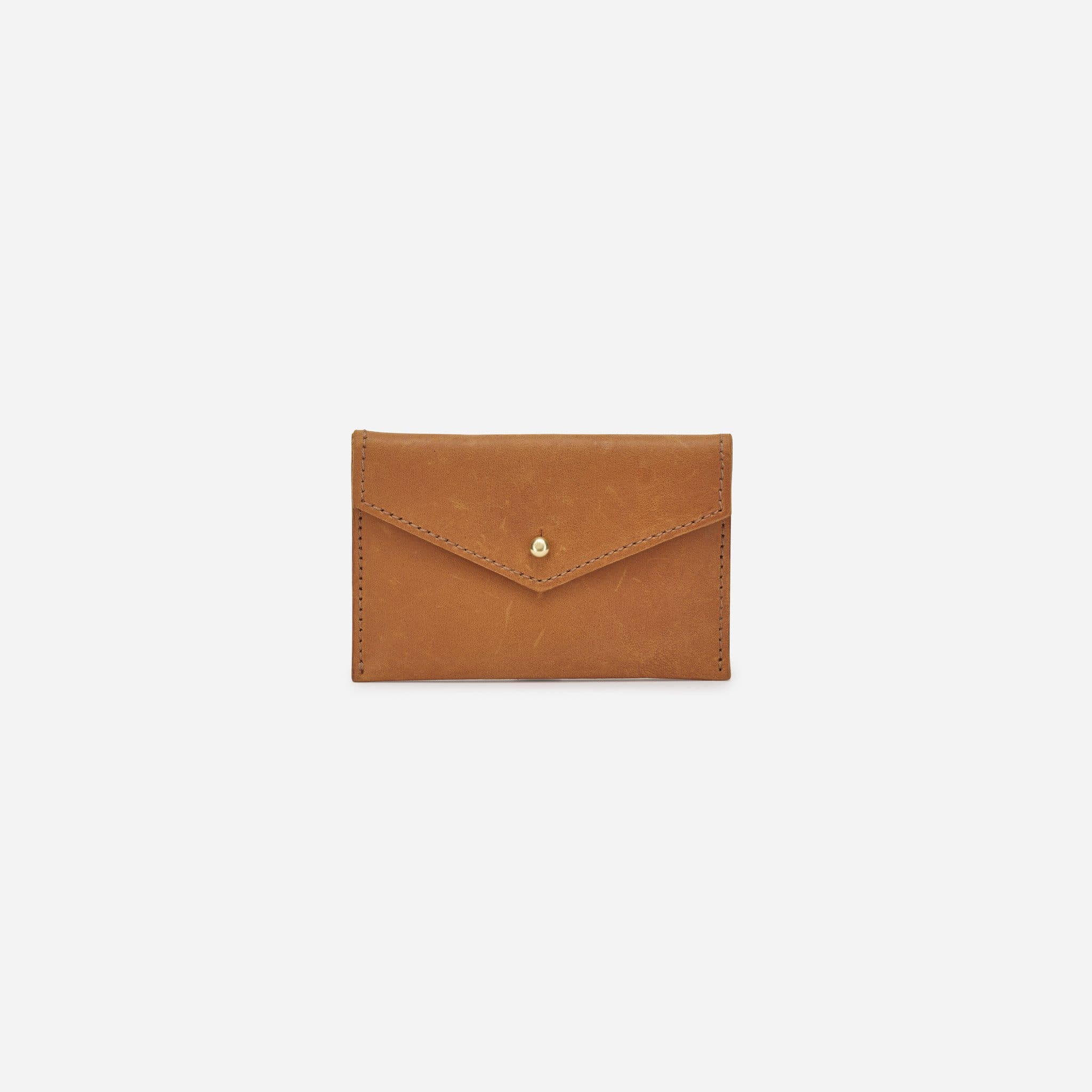 Tigi Leather Card Wallet - Rust Brown